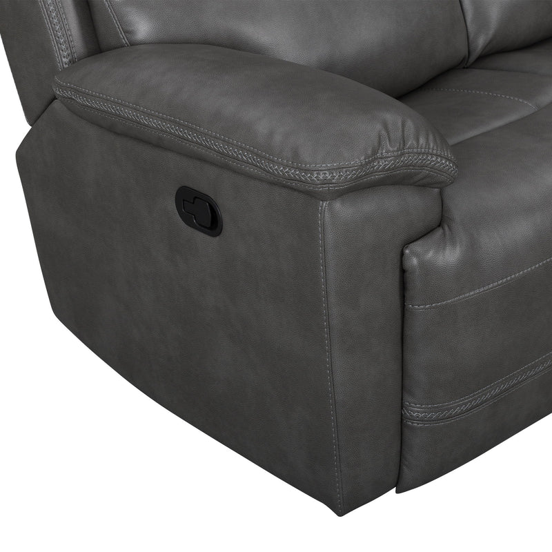 Camaro - Motion Loveseat With Console - Nugget Gray