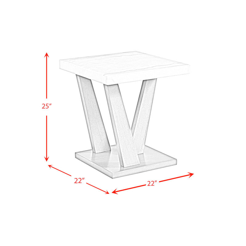 Greta - 2 Piece Occasional Table Set (Coffee Table And End Table) - Gray