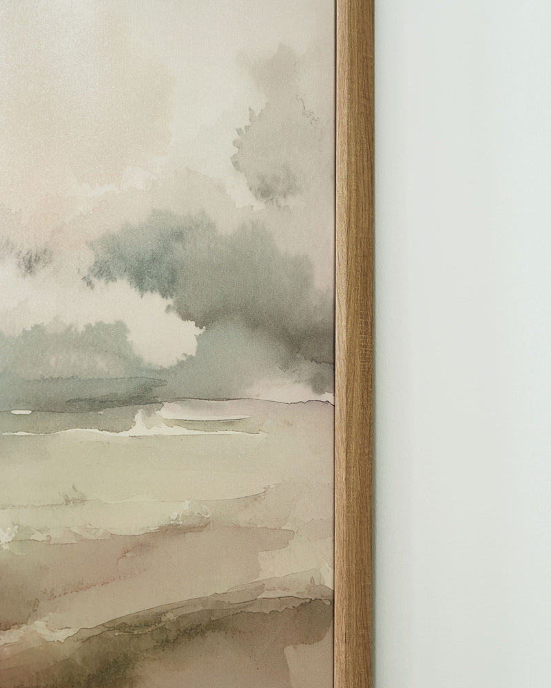 Vallus - Wall Art - Blush / Green / Gray