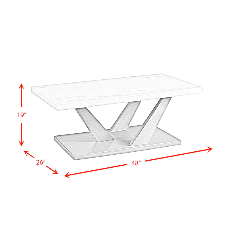 Greta - 2 Piece Occasional Table Set (Coffee Table And End Table) - Gray