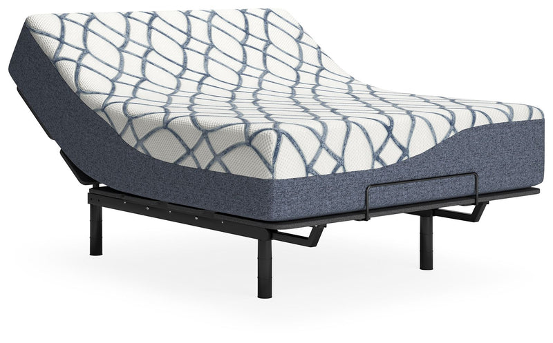14 Inch Chime Elite 2.0 - California King Mattress - White / Blue