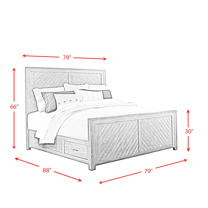 Jax - Platform Storage Bed