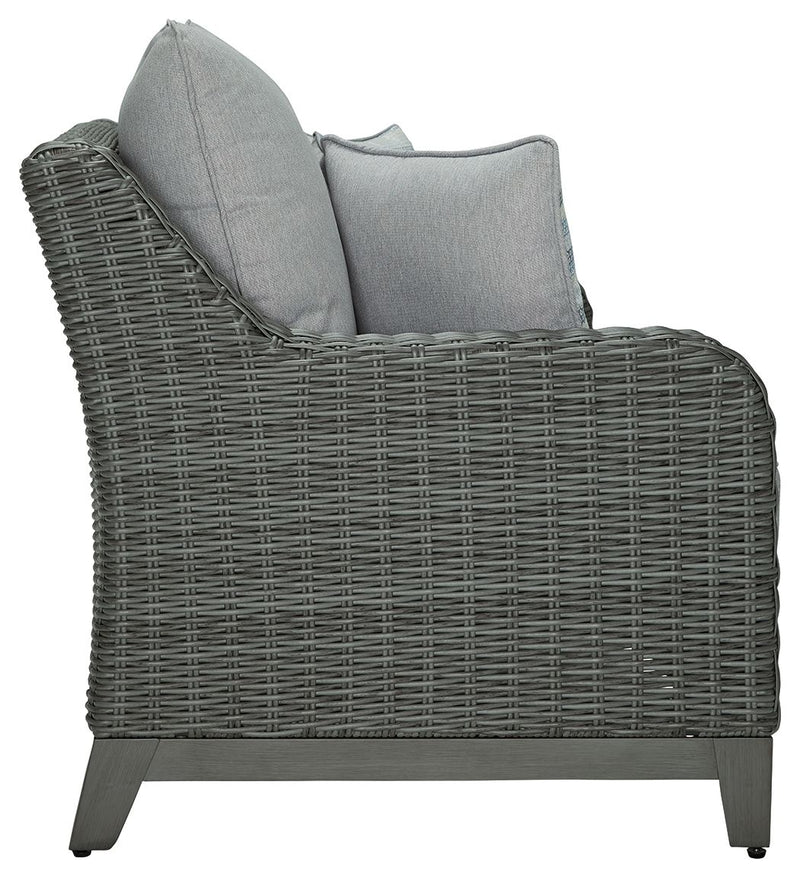 Elite Park - Loveseat With Cushion - Gray