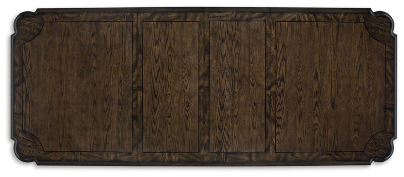 Maylee - Dining Extension Table - Dark Brown