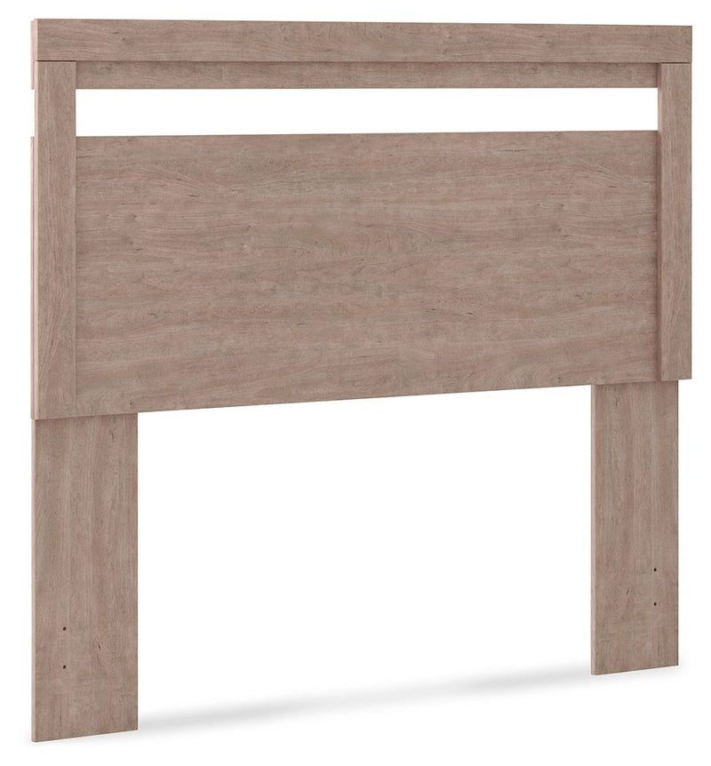 Flannia - Full Panel Headboard - Gray
