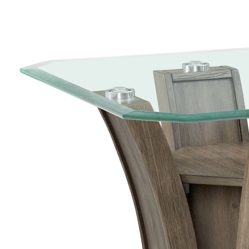Dapper - Square End Table - Gray