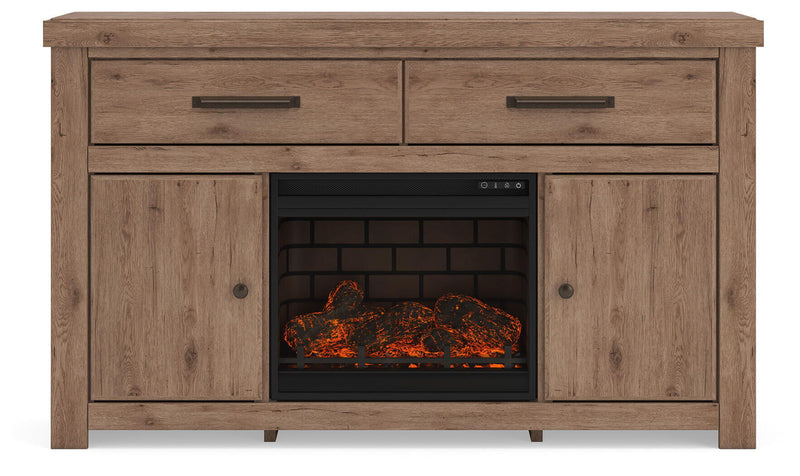 Garistyn - TV Stand With Fireplace Option