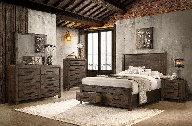 Woodmont Panel Platform Storage Bed