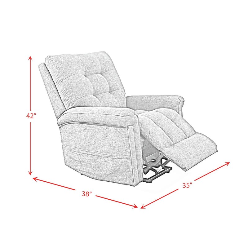 Pecos - Power Motion Lift Chair - 15337-2 Ribbit Charcoal